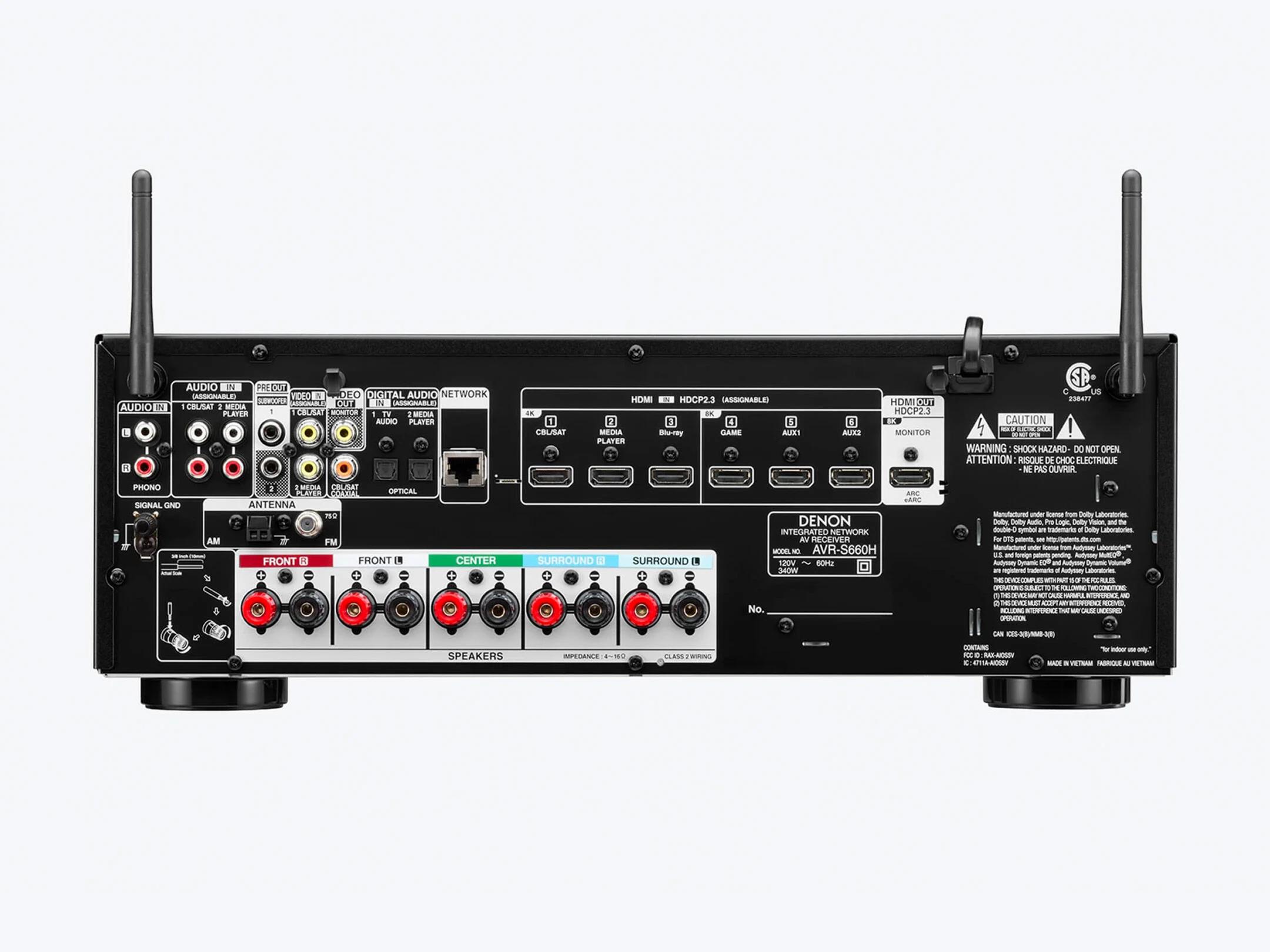 Denon AVR-S660H - product media