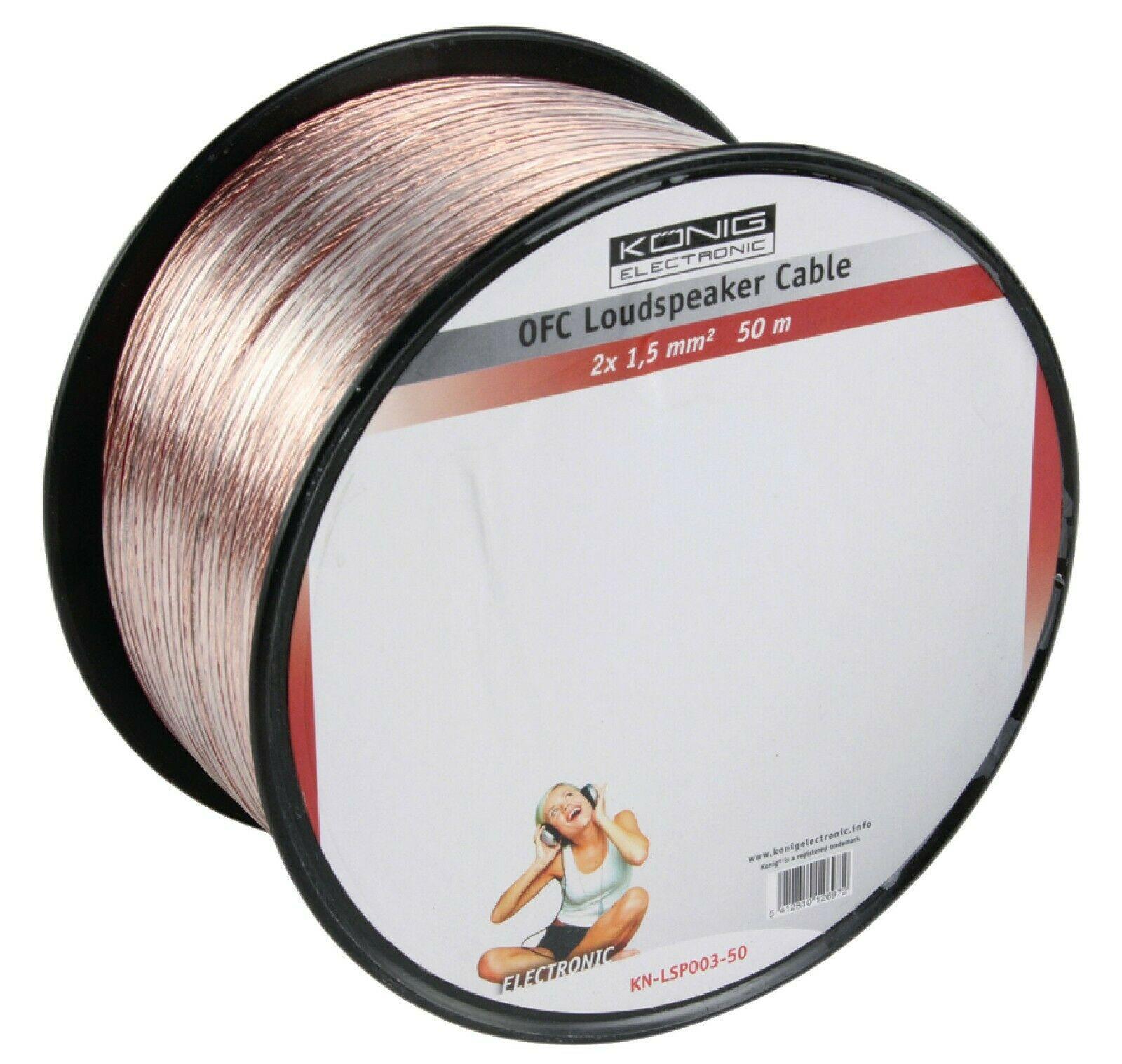 Konig Speaker Cable KNAR15101WH152 - product media