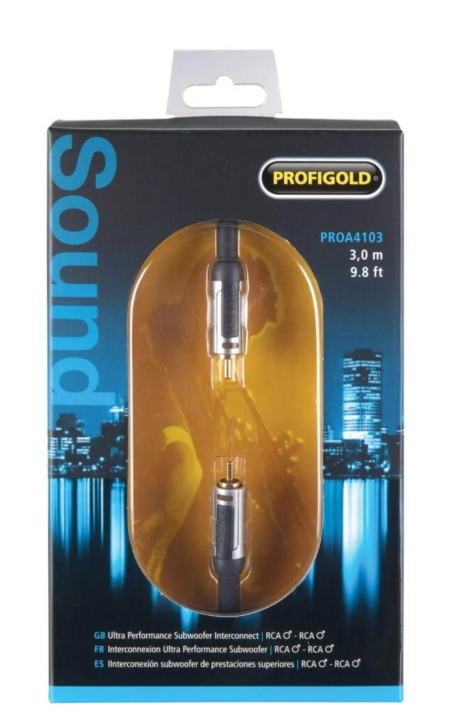 Subwoofer Cables PROA4103 - product media